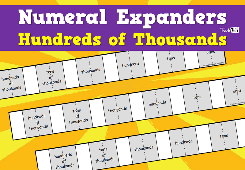 Numeral Expanders - Hundreds of Thousands