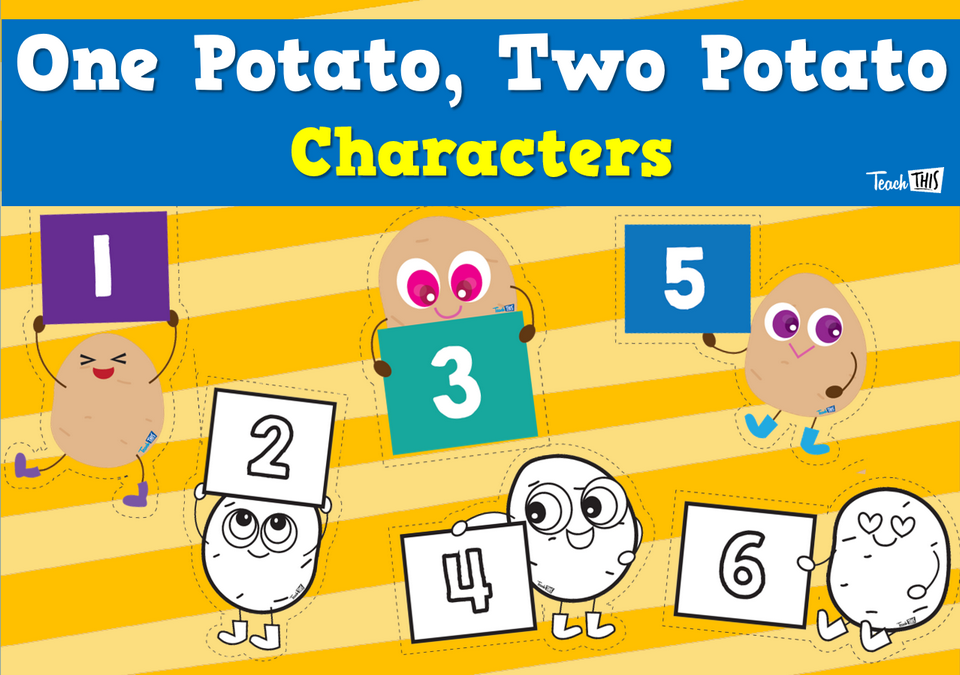 One Potato, Two Potato - Nursery Rhyme Characters