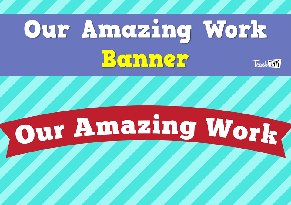 Our Amazing Work Banner