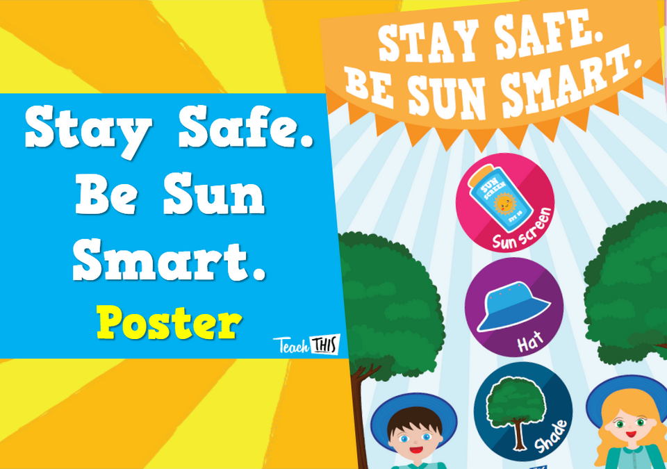 POSTER - Stay safe. Be sun smart