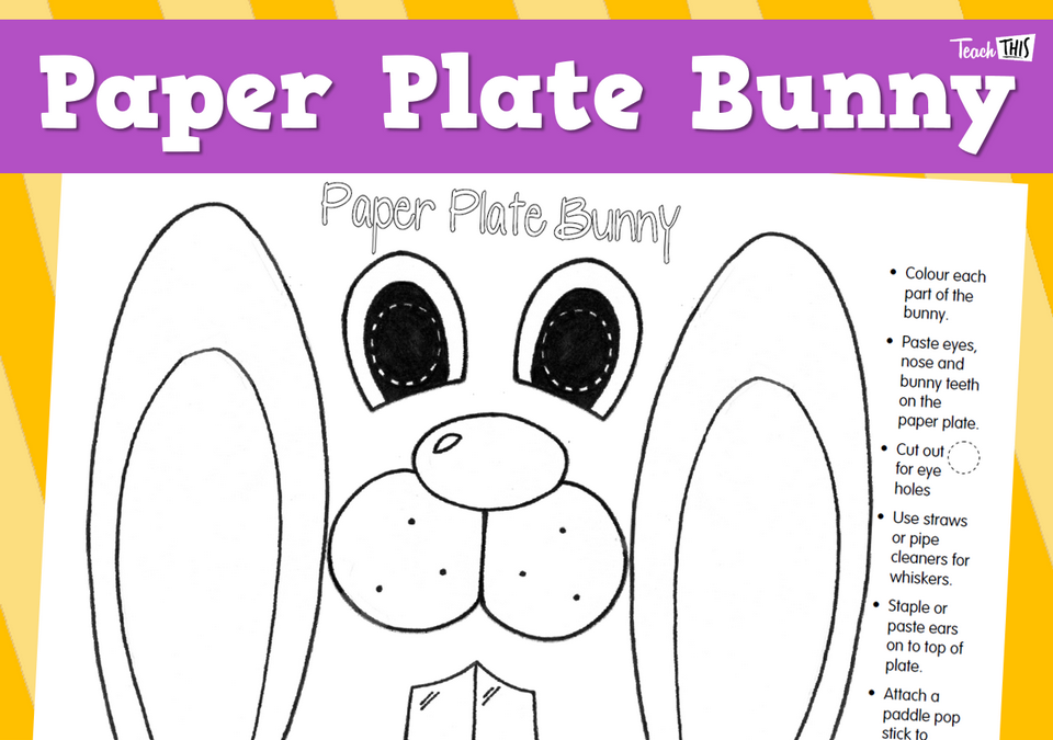 Paper Plate Bunny