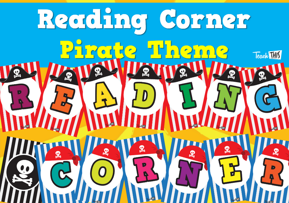 Reading Corner A4 - Pirate