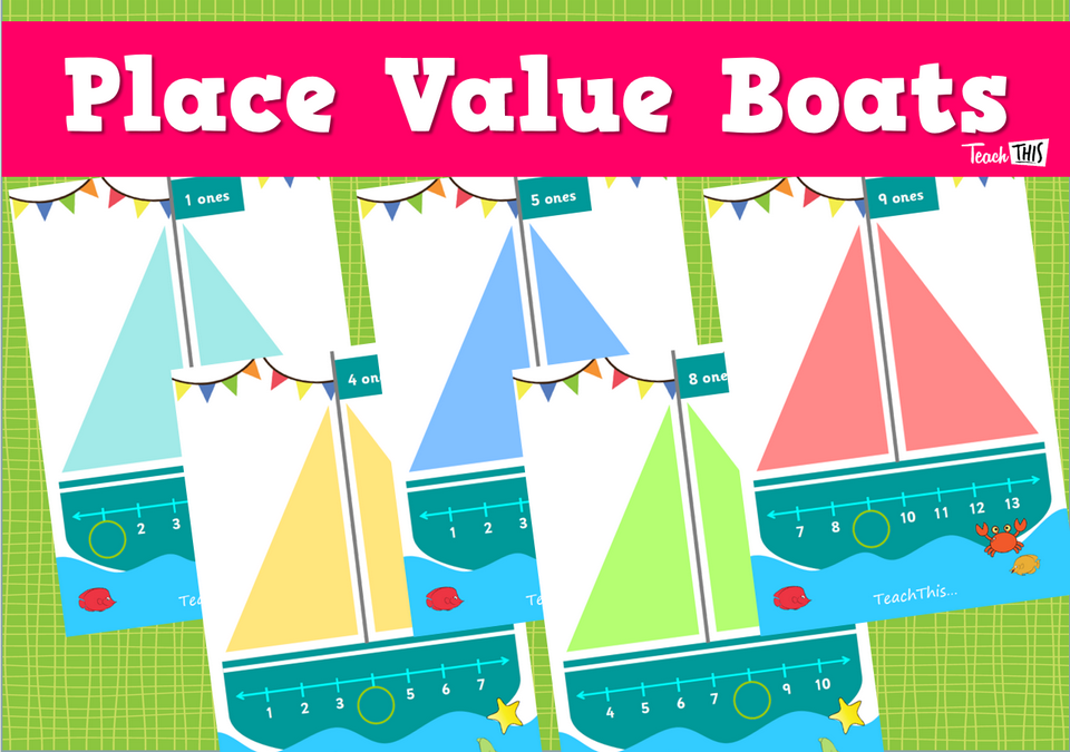 Place Value Boats