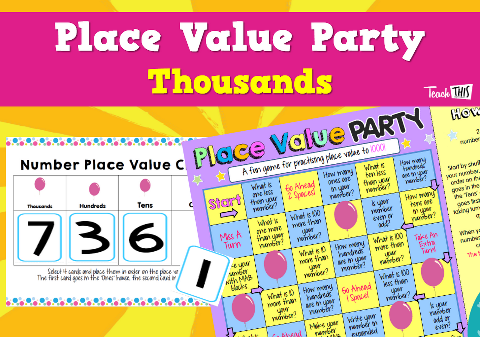 Place Value Party - Thousands