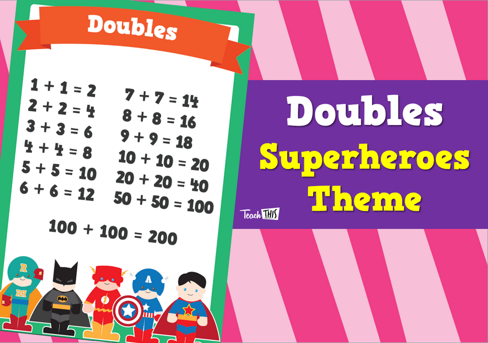 Poster - Doubles Superheroes A