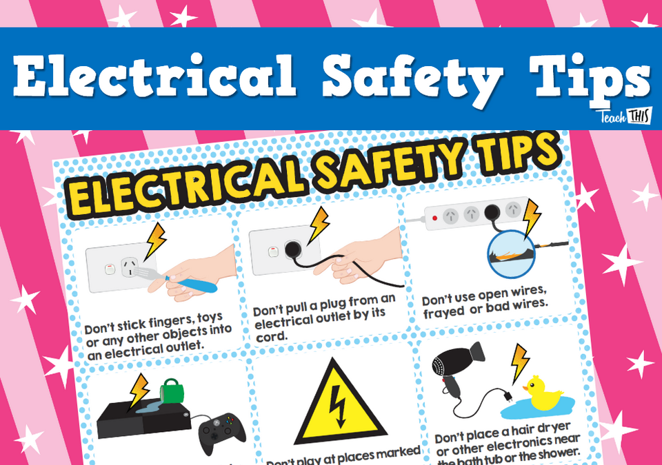 Poster - Electrical Safety Tips 1