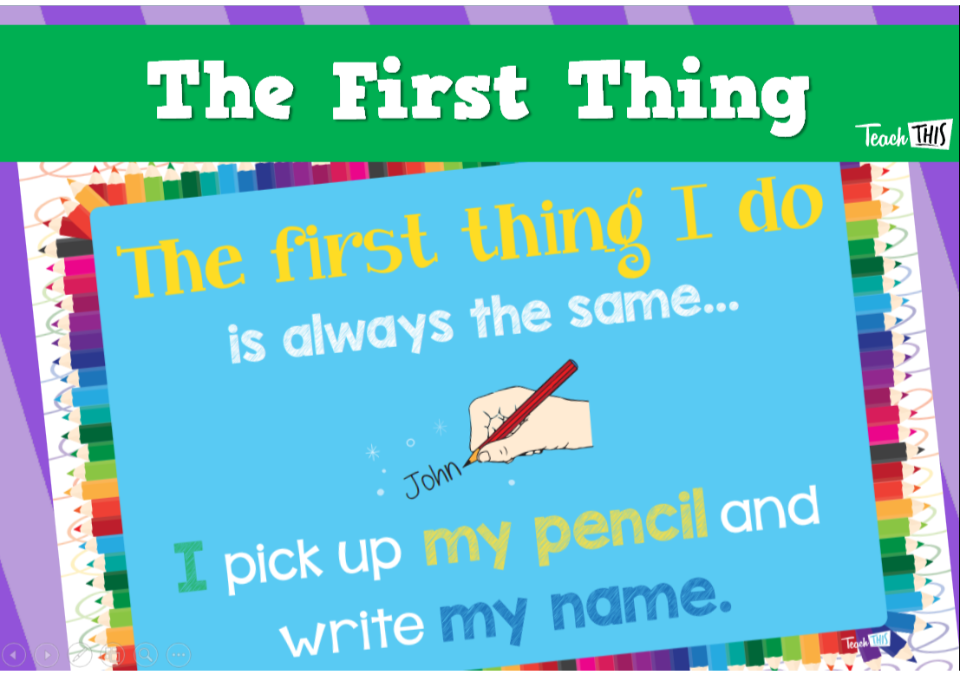 The First Thing Poster