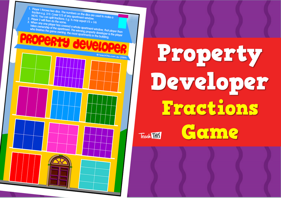 Property Developer - Fractions Game