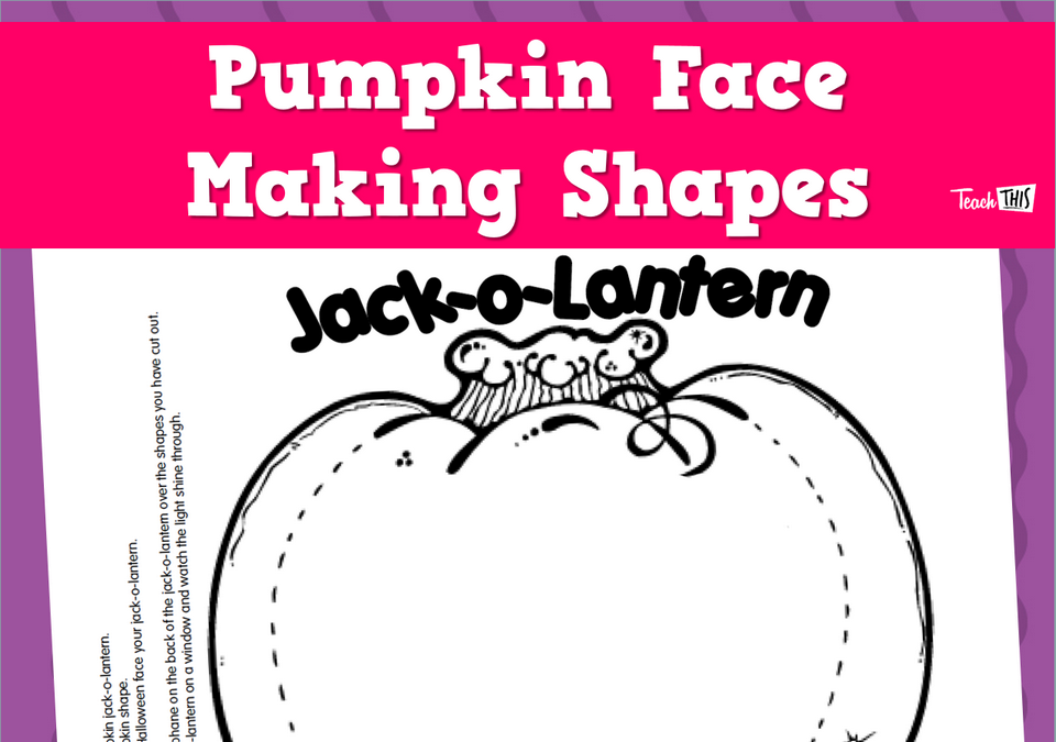 Pumpkin Face Making Shapes
