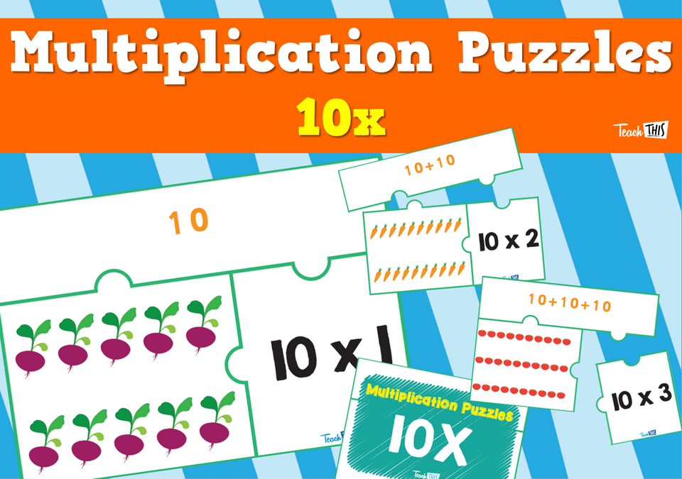 Multiplication Puzzle 10x