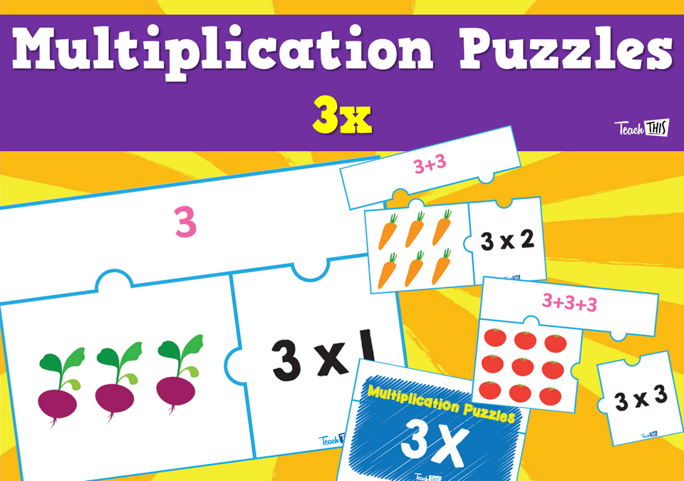 Multiplication Puzzle 3x
