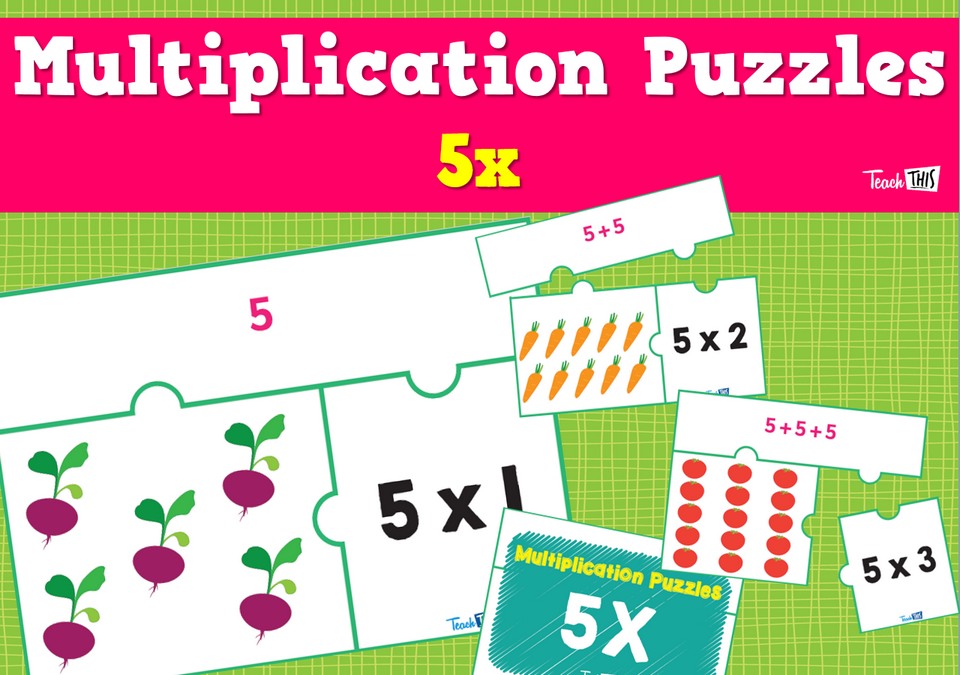 Multiplication Puzzle 5x