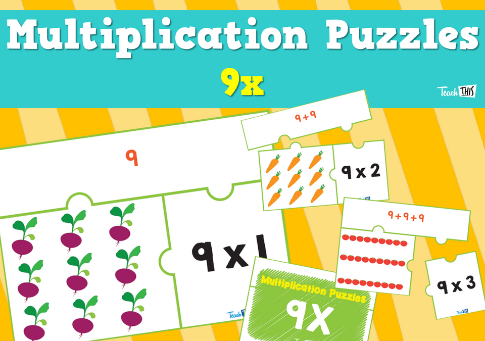 Multiplication Puzzle 9x