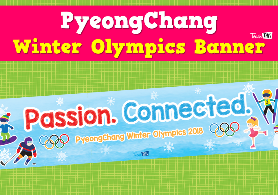 PyeongChang Winter Olympics Banner