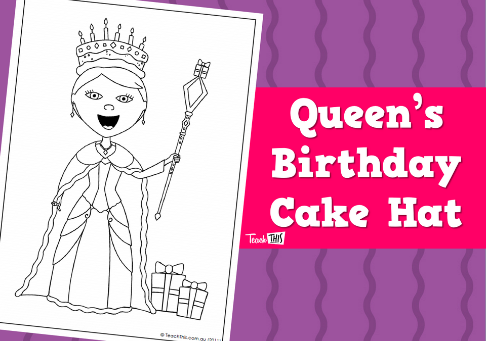 Queens Birthday Cake Hat