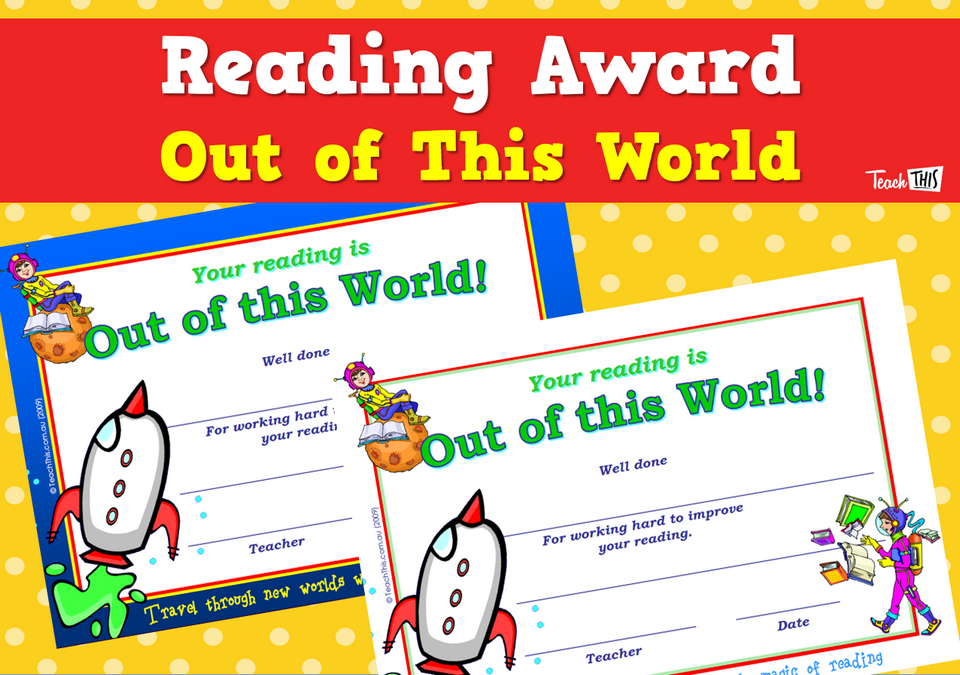 Reading Award - Out of This World
