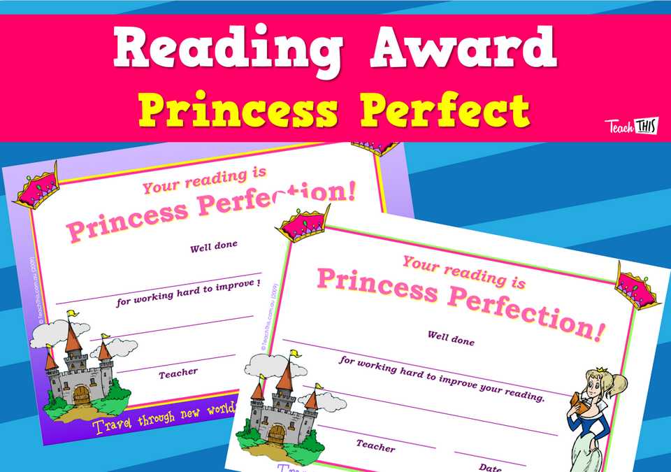 Reading Award - Princess Perfect