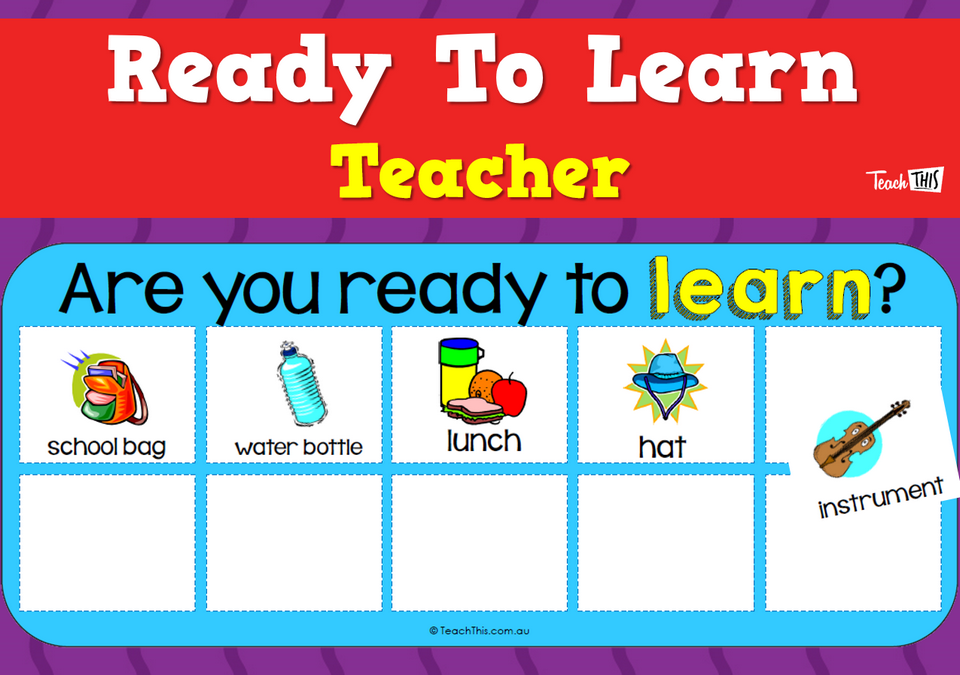 Ready To Learn - Teacher