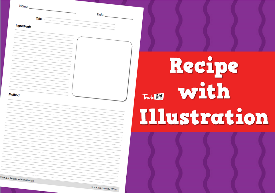 Recipe with Illustration