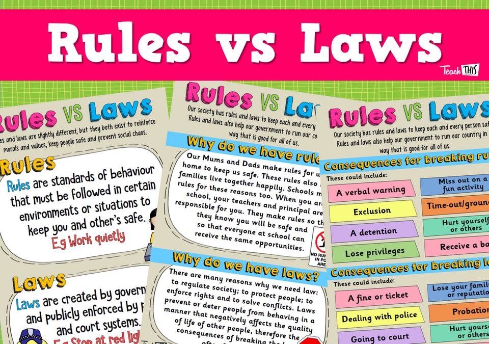 Rules vs Laws