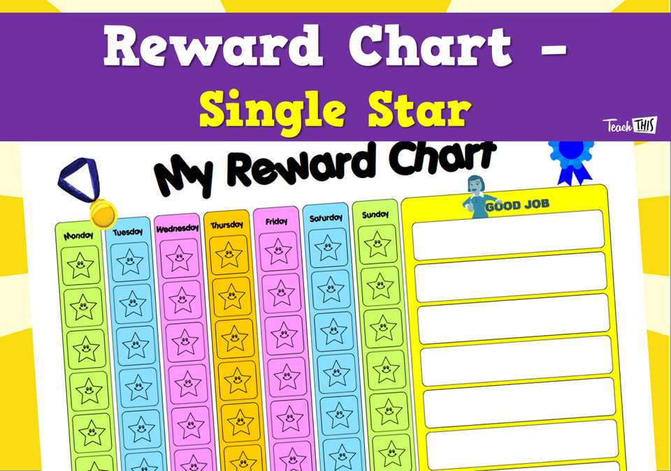 Reward Chart - Single Star