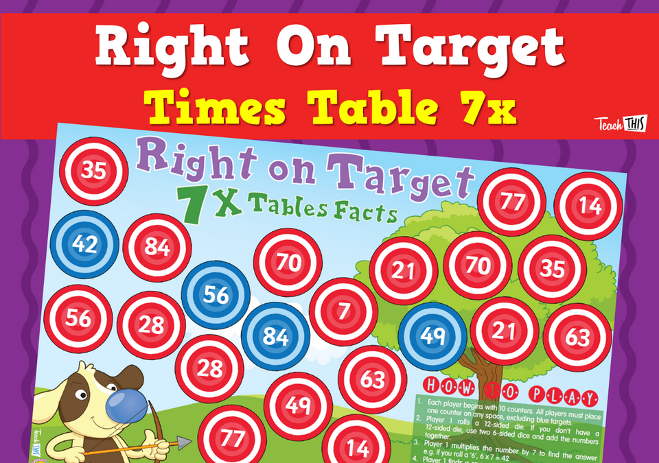Right On Target - 7x Tables