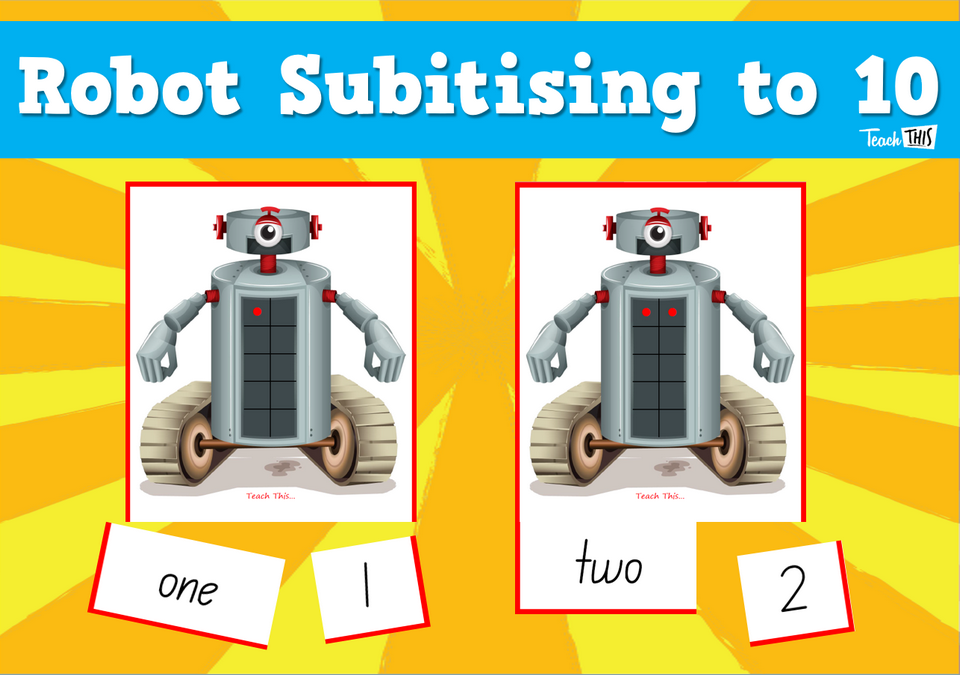 Robot Subitising to 10