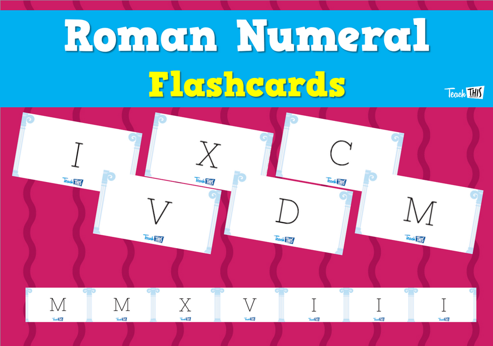 Roman Numeral Flashcards