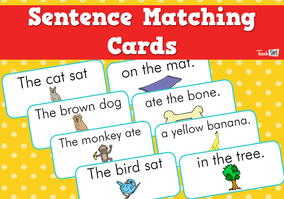 Sentence Matching Cards