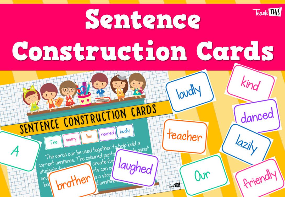Sentence Construction Cards