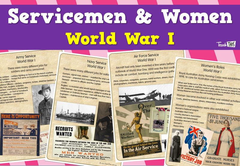 Servicemen & Women World War I
