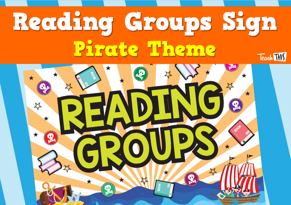 Reading Groups Sign - Pirate