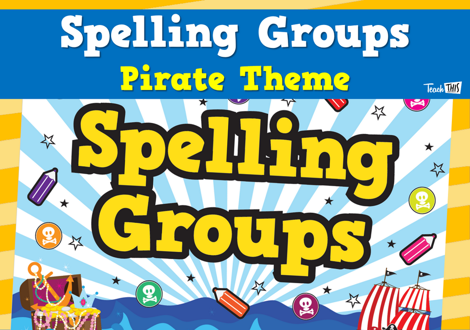 Spelling Groups - Pirate