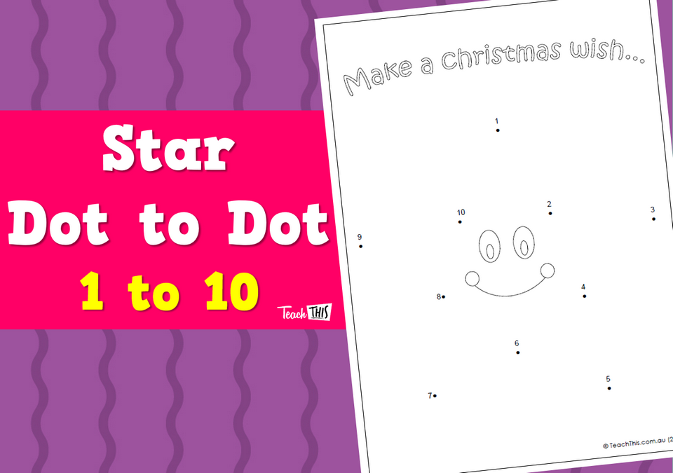 Star Dot to Dot - 1 to 10