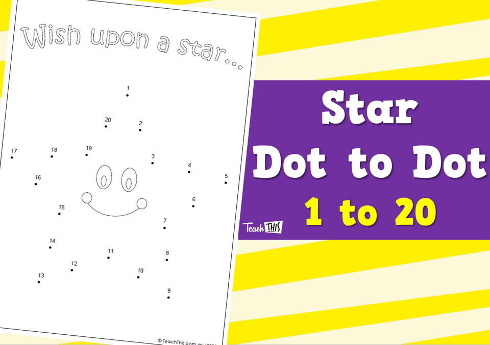 Star Dot to Dot - 1 to 20
