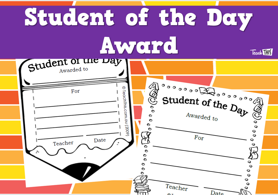 Student of the Day Award