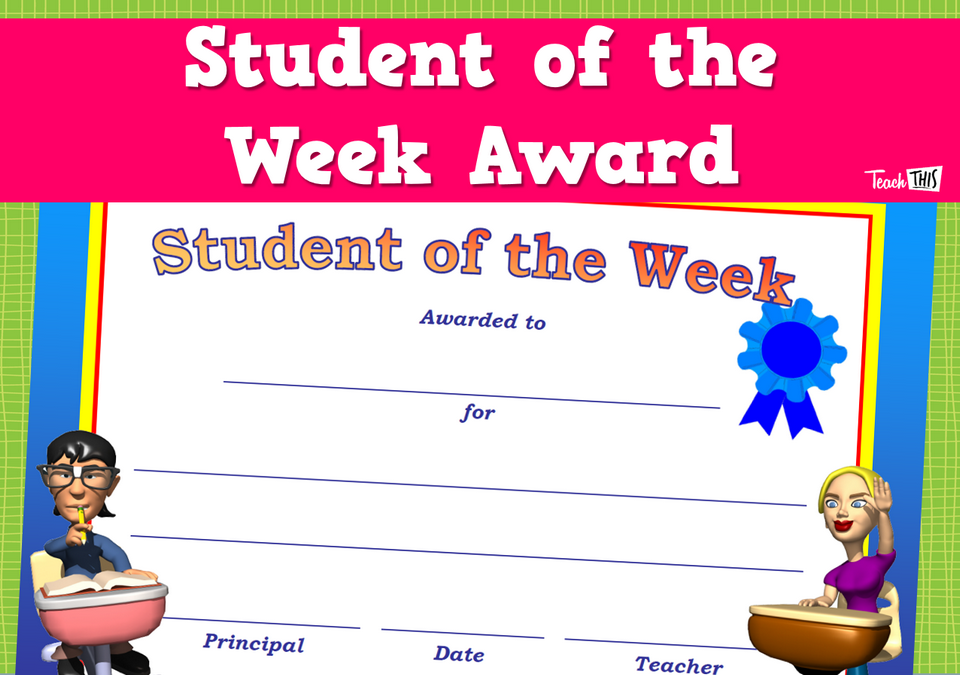Student of the Week Award