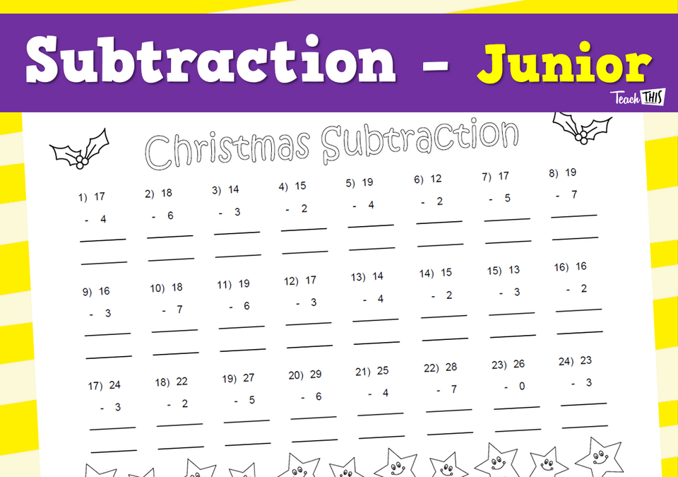 Subtraction - Junior