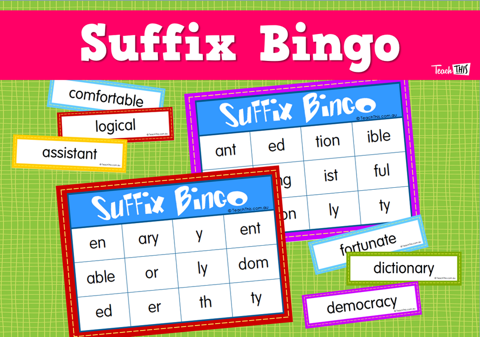 Suffix Bingo