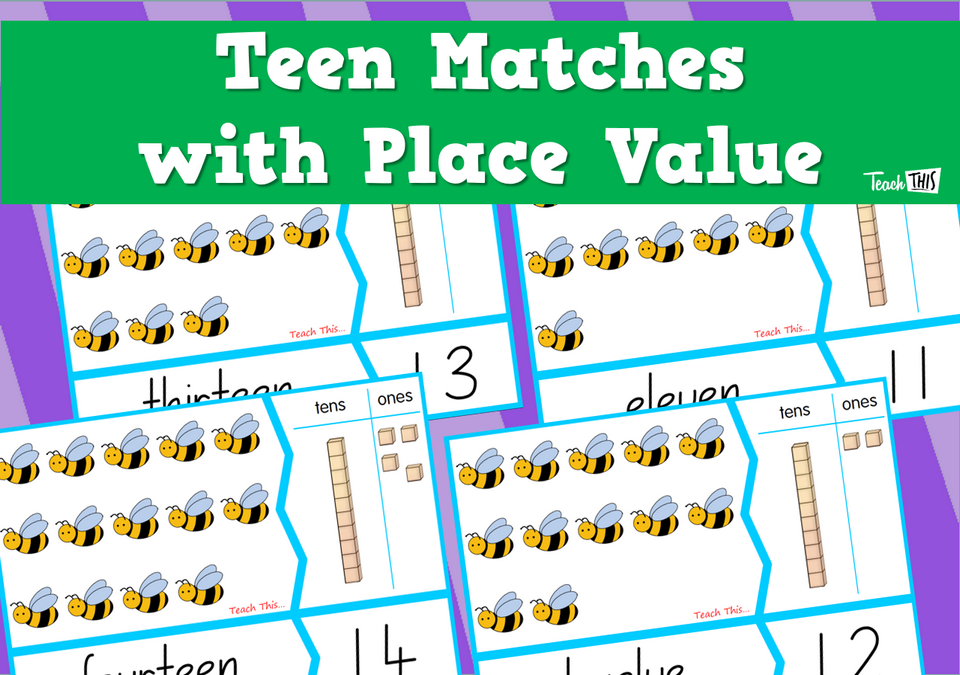 Teen Matches with Place Value