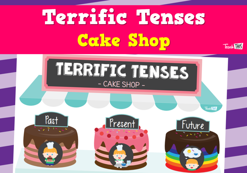 Terrific Tenses - Cake Shop