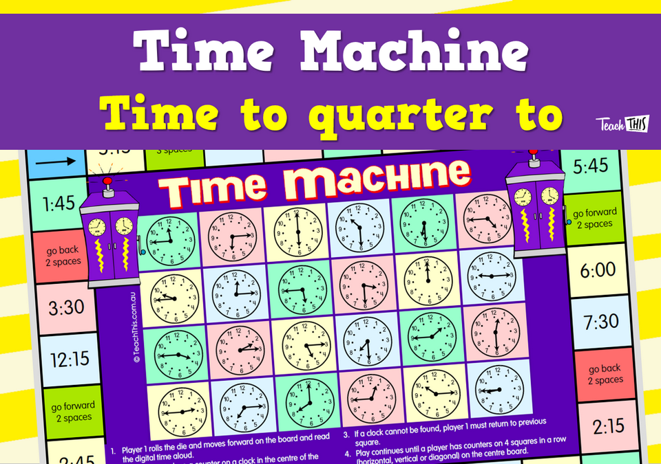 Time Machine - time to quarter to