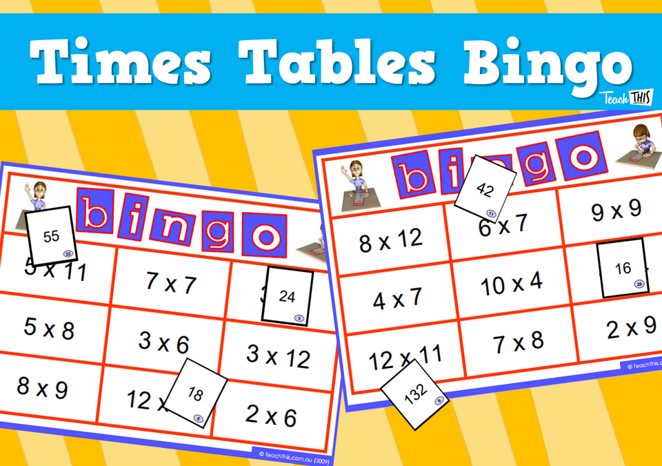 Times Tables Bingo