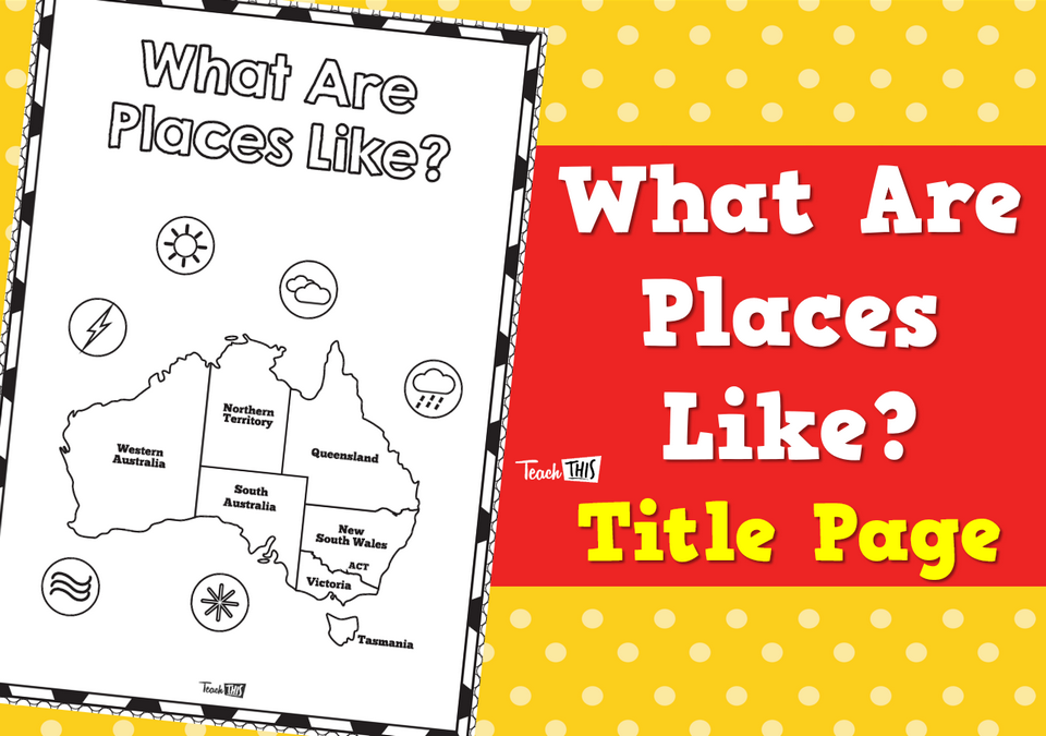 What are places like? - Title Page