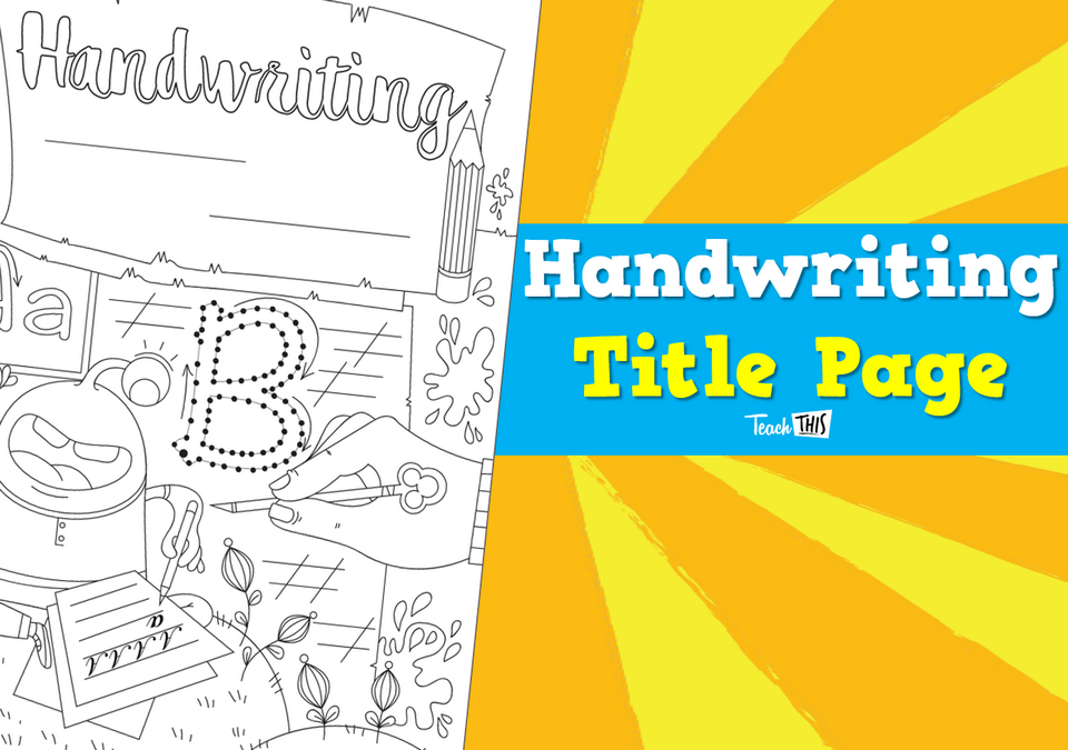 Title Page - Handwriting