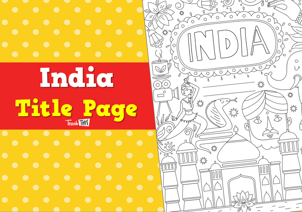 Title Page - India