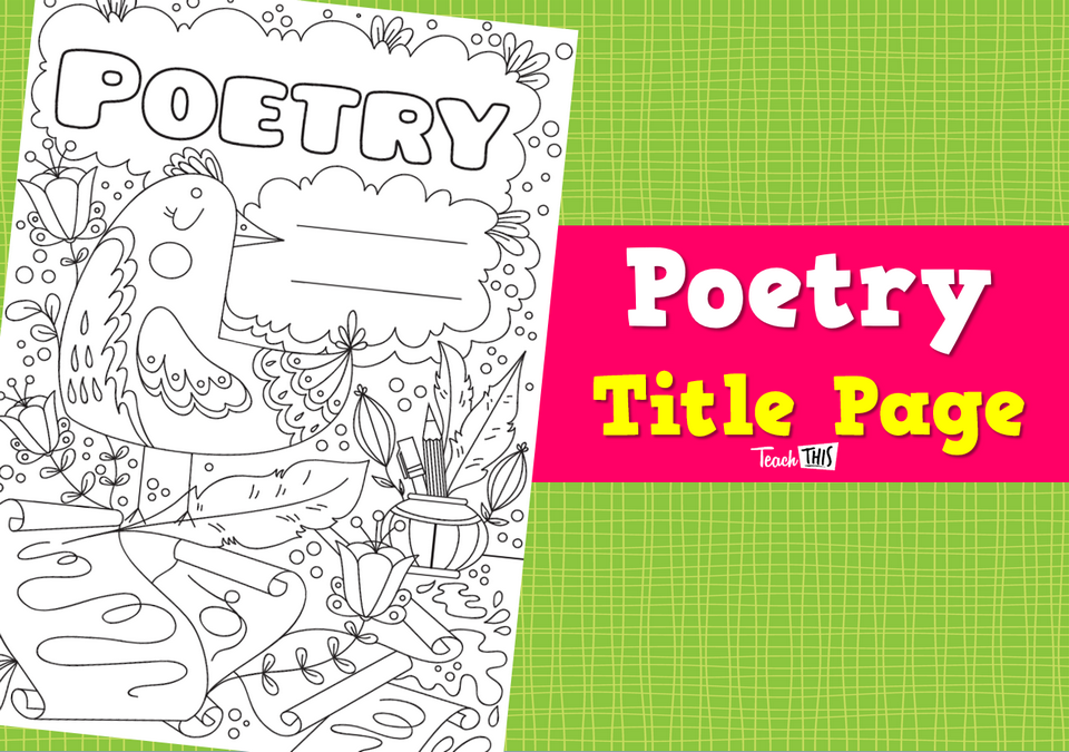 Title Page - Poetry
