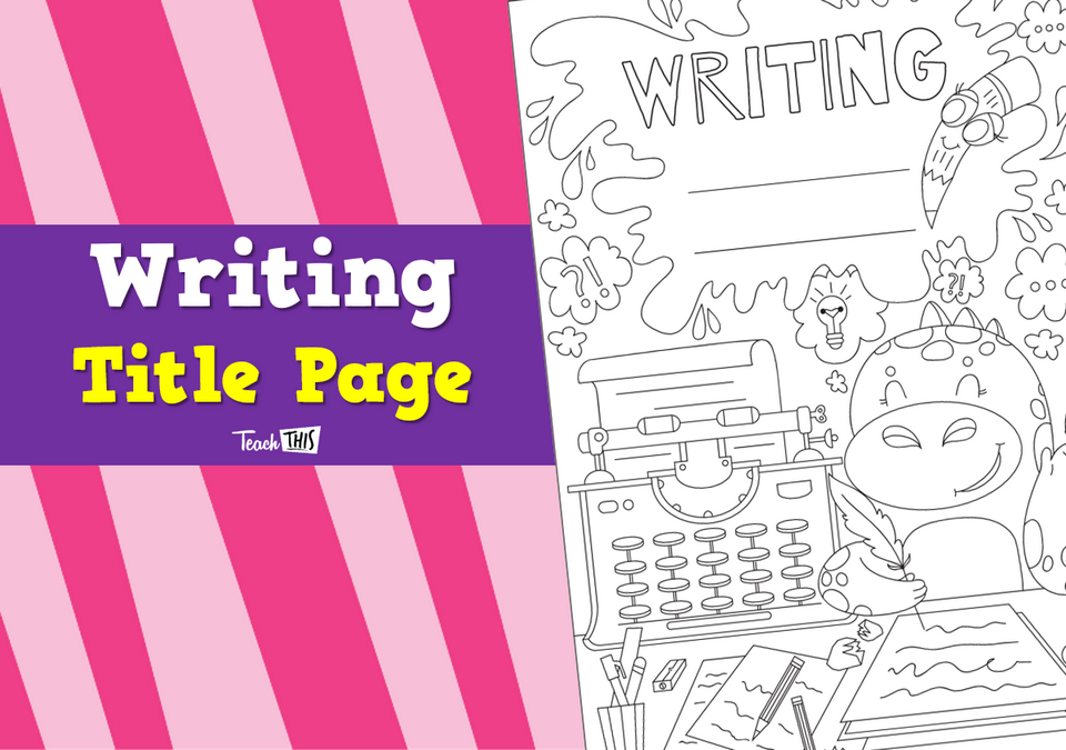 Title Page - Writing