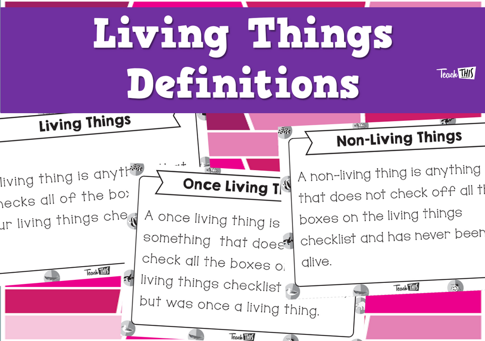 Living Things Definition