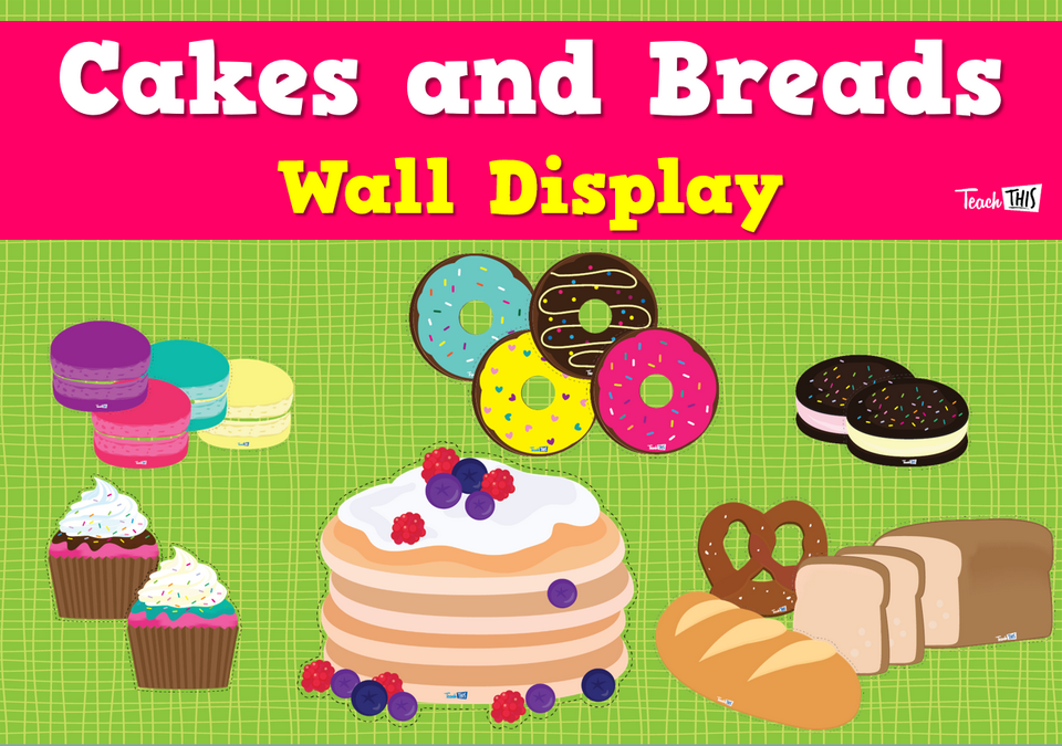 Cakes and Bread - Wall Display